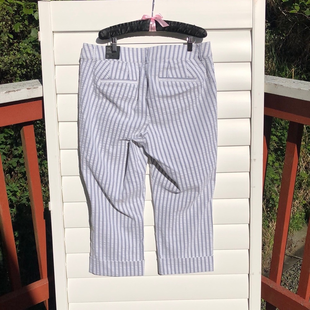 NWT Lane Bryant The Lena Striped Capris Size 16 - Picture 8 of 12